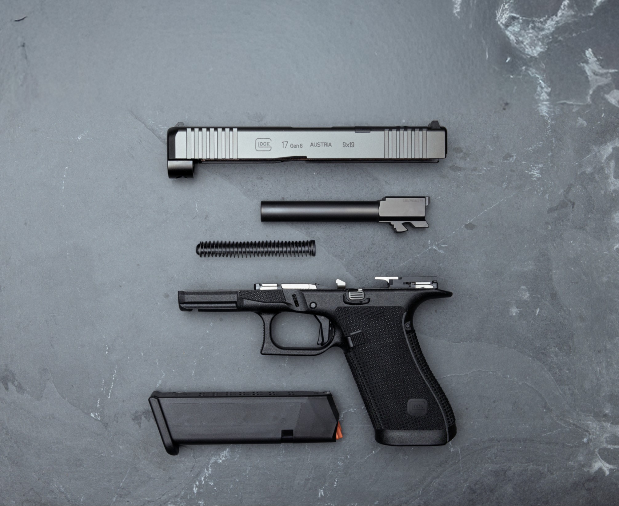 Gen6 GLOCK 19 field stripped