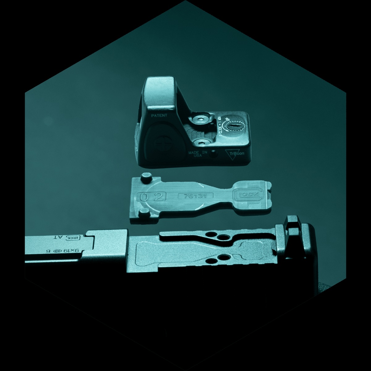 Gen6 GLOCK optic mounting detail