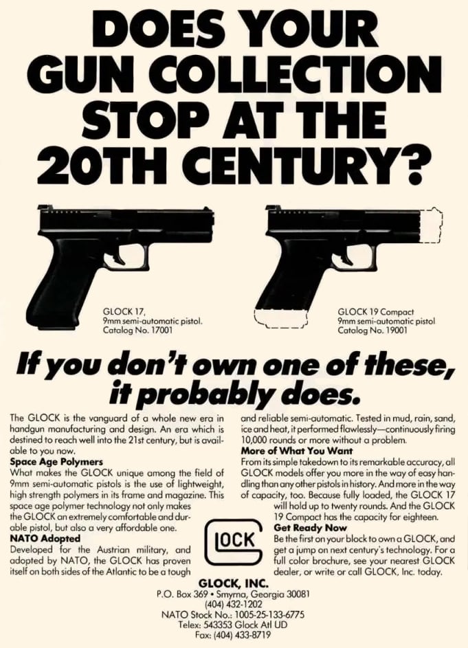 1989 Glock ad